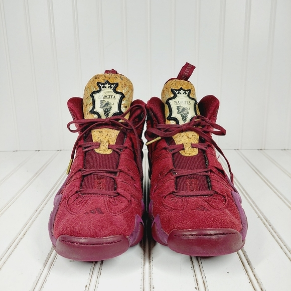 Adidas Crazy 8 Kobe Vino Pack Burgundy Red High Toe Athleisure Sneakers F463 - Picture 5 of 9